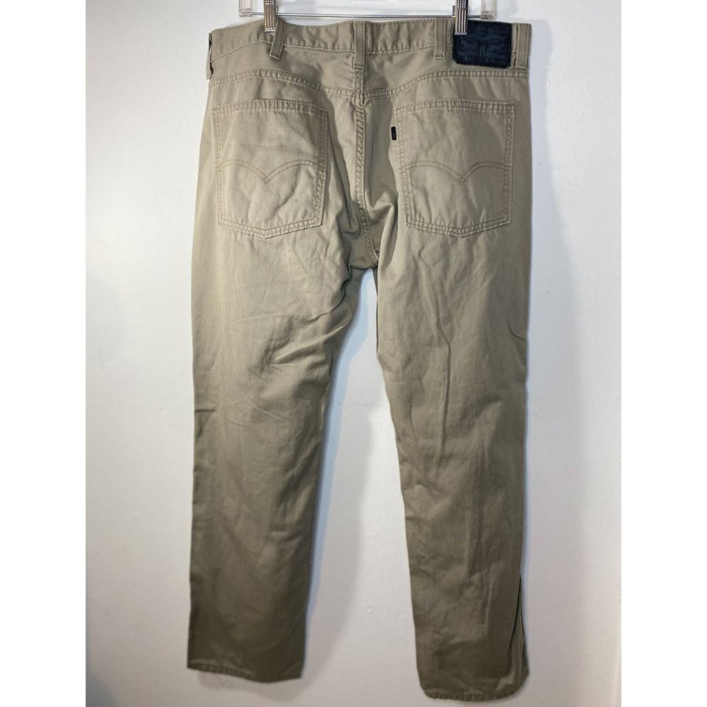 Mens's Levi's 511 Slim Fit Lin 8 Sand Twill Jeans - Picture 3 of 9
